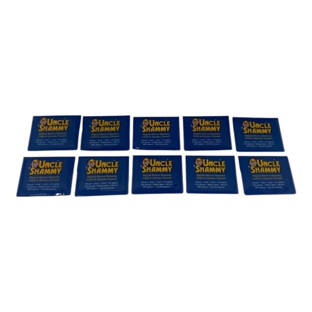 (10 PACK) Uncle Shammy Digital Device Small Microfiber Cloth Glasses Cleaner NEW